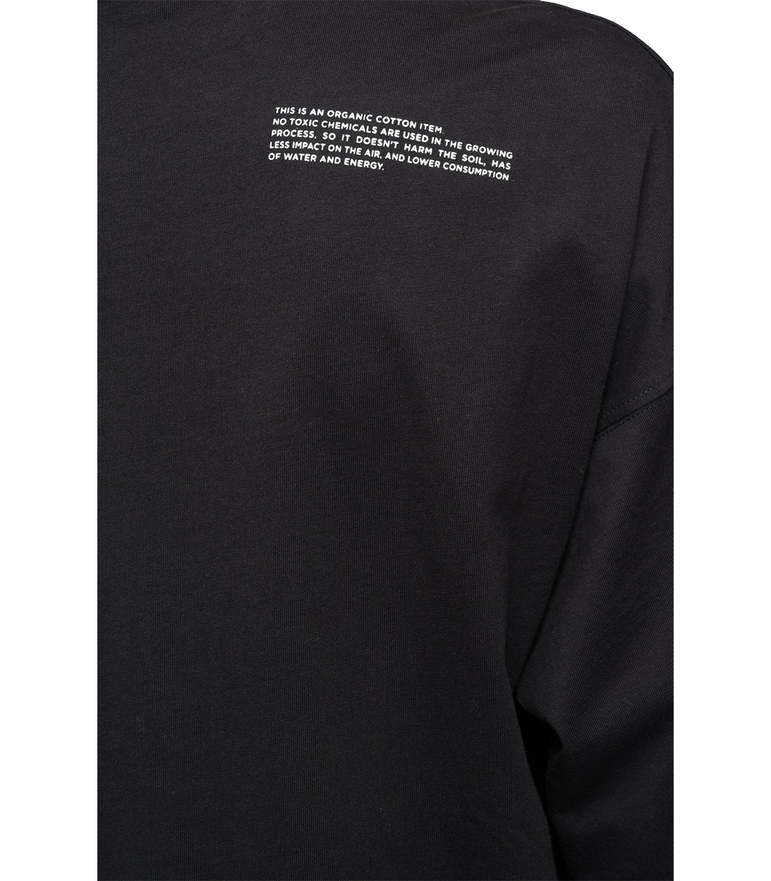 ピースダイオーガニックコットンジャージーオーバーサイズドレス 詳細画像 ブラック 7